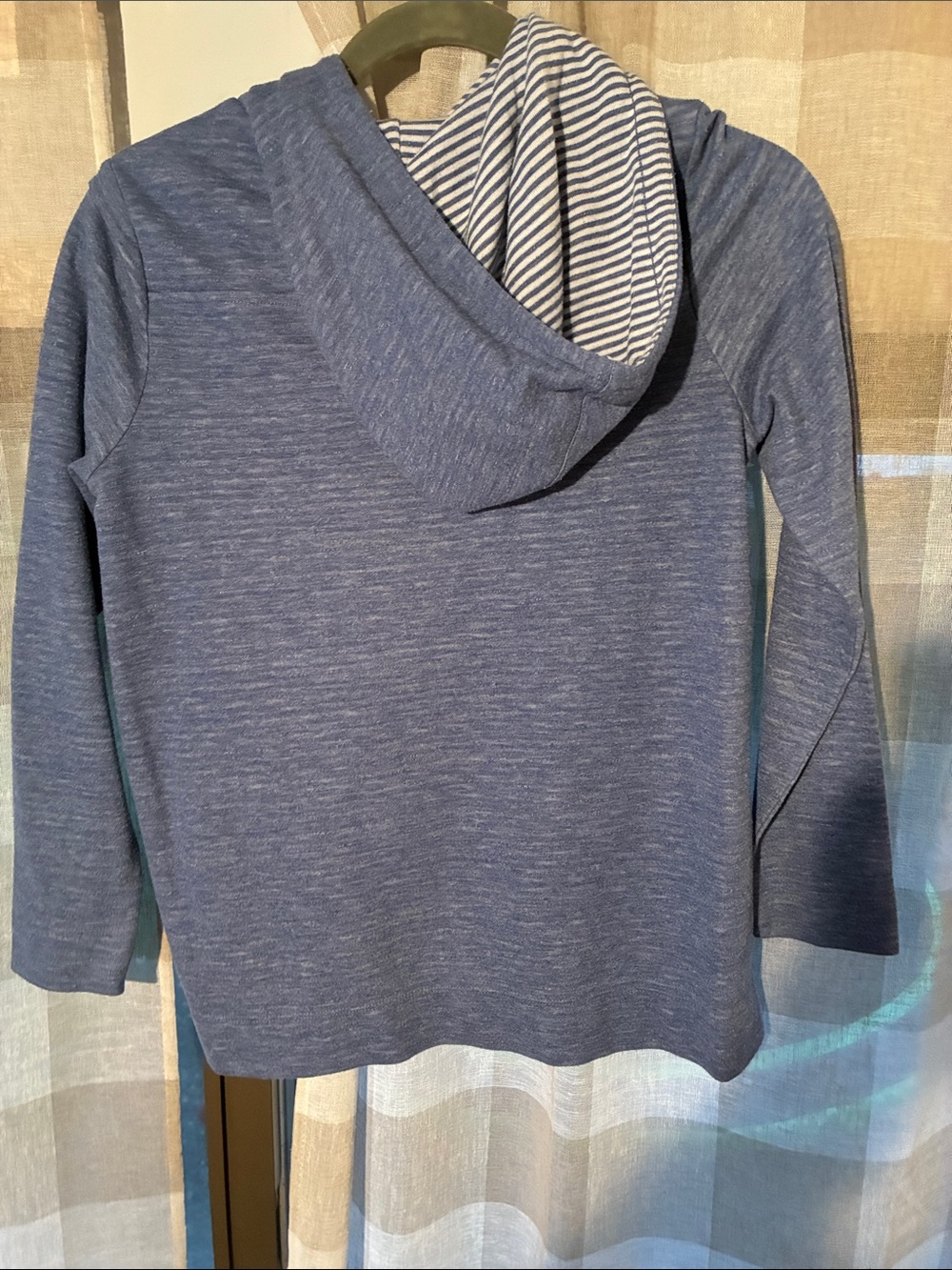 Vineyard Vines Heathered Navy Hooded Pullover - Picture 2 of 2